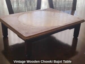 Vintage-Wooden-Chowki-Bajot-Table