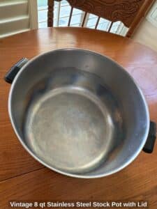 Vintage-qt-Stainless-Steel-Stock-Pot-with-Lid-second-image
