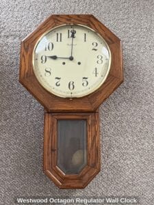 Westwood-Octagon-Regulator-Wall-Clock