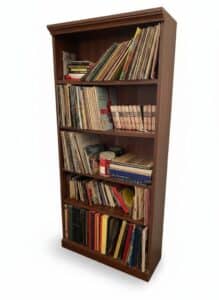 Wooden-Bookshelf-with-shelves