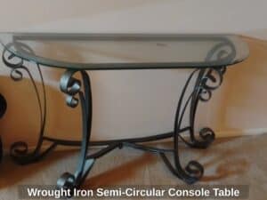 Wrought-Iron-Semi-Circular-Console-Table