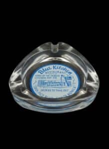 Blue-Kitchen-Restaurant-Promotional-Ashtray-Santa-Monica-CA