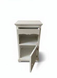Cottage-Style-Bedside-Nightstand-with-Drawer-and-Cabinet-second-image