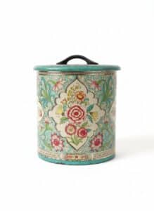 Daher-Holland-Vintage-Floral-Tin-Canister