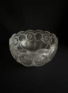 EAPG-Moon-and-Star-Pattern-Punch-Bowl-Set