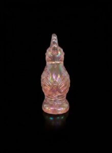 Fenton-Art-Glass-Pink-Iridescent-Rooster-Figurine-second-image