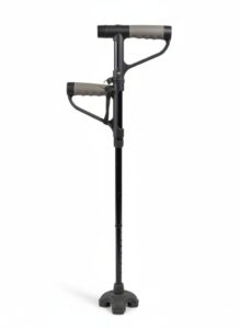 Folding-Mobility-Cane-with-Secondary-Handle-and-LED-Light