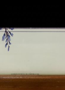 J.-Cheng-Signed-Watercolor-Print-White-Bird-on-Wisteria-Branch-third-image