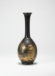 Japanese-Chokin-Style-Etched-Vase