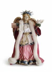 Kurt-Adler-Fabriche-American-Angel-Statue-of-Liberty-Figurine