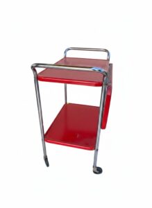 Mid-Century-Modern-Folding-Drop-Leaf-Service-Cart