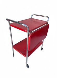 Mid-Century-Modern-Folding-Drop-Leaf-Service-Cart-second-image