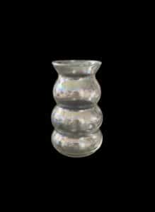 Mid-Century-Modern-Stacked-Ring-Glass-Vase