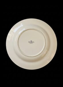 Queens-Calico-Blue-Dinner-Plate