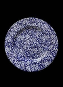 Queens-Calico-Blue-Dinner-Plate-second-image