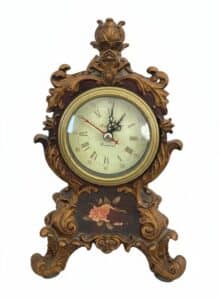 Richards-Winchester-Rococo-Style-Mantel-Clock-with-Floral-Motif