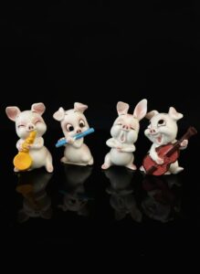 Schmid-Bros.-Ceramic-Pig-Band-Figurines