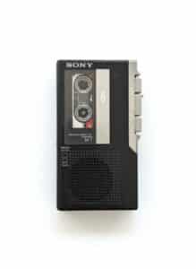 Sony-M-Microcassette-Corder
