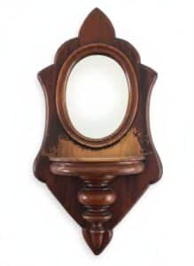 Victorian-Style-Wall-Mirror-with-Console-Shelf