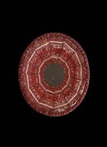 Vintage-African-Beaded-Pedestal-Bowl-second-image