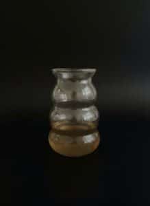 Vintage-Amber-Glass-Three-Tier-Bud-Vase