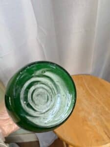 Vintage-Anchor-Hocking-Forest-Green-Glass-Bud-Vase-second-image