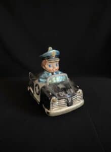 Vintage-Blown-Glass-Police-Car-Ornament-second-image