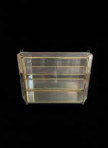 Vintage-Brass-and-Glass-Three-Tier-Display-Case-for-Miniatures
