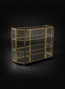 Vintage-Brass-and-Glass-Three-Tier-Display-Case-for-Miniatures-second-image