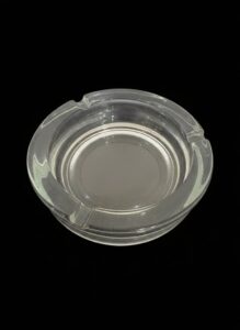 Vintage-Clear-Glass-Ashtray