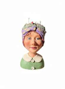 Vintage-Figural-Pincushion-Lady-Bossons-Style