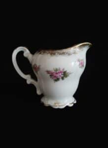 Vintage-Floral-Porcelain-Creamer-and-Sugar-Bowl-Set