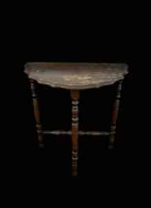 Vintage-Half-Moon-Console-Table