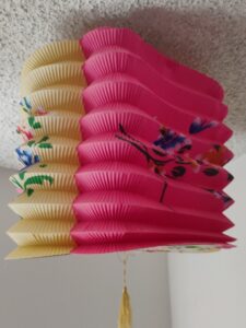 Vintage-Hand-Painted-Accordion-Paper-Lantern