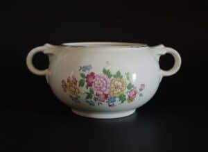 Vintage-Homer-Laughlin-Eggshell-Nautilus-Floral-Sugar-Bowl