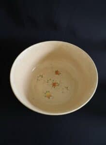 Vintage-Japanese-Floral-Transferware-Serving-Bowl