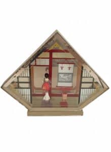 Vintage-Japanese-Geisha-Doll-Diorama-Shadow-Box-second-image