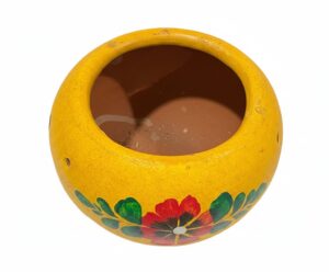 Vintage-Mexican-Hand-Painted-Terracotta-Planters-second-image
