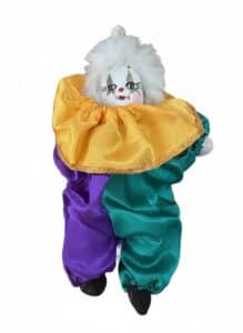 Vintage-Porcelain-Pierrot-Clown-Doll