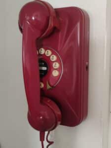 Western-Electric-Wall-Telephone-Red
