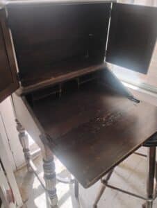 Antique-Victorian-Style-Oak-Secretary-Desk-second-image