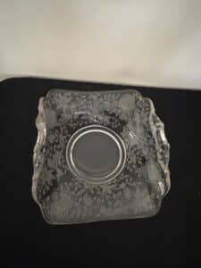 Cambridge-Glass-Wildflower-Etched-Two-Handled-Bon-Bon-Dish