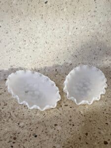 Fenton-Milk-Glass-Ruffled-Edge-Dishes