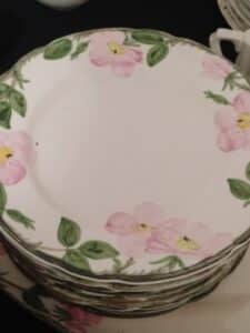 Franciscan-Desert-Rose-Earthenware-Dinner-Plates