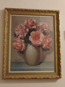 Gaston-Albert-Lavrillier-Pink-Roses-Still-Life-Oil-Painting-1