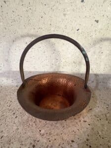 Hammered-Copper-Swing-Handle-Basket