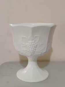 Indiana-Glass-Colony-Harvest-Milk-Glass-Pedestal-Compote