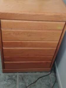 Mid-Century-Modern-Oak-Five-Drawer-Chest-1