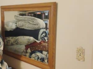 Mid-Century-Modern-Oak-Framed-Wall-Mirror-1