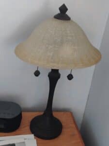 Mission-Style-Table-Lamp-with-Faux-Alabaster-Shade-1